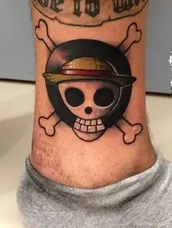 Straw Hat Logo Tattoo Straw Hat Logo Tattoo