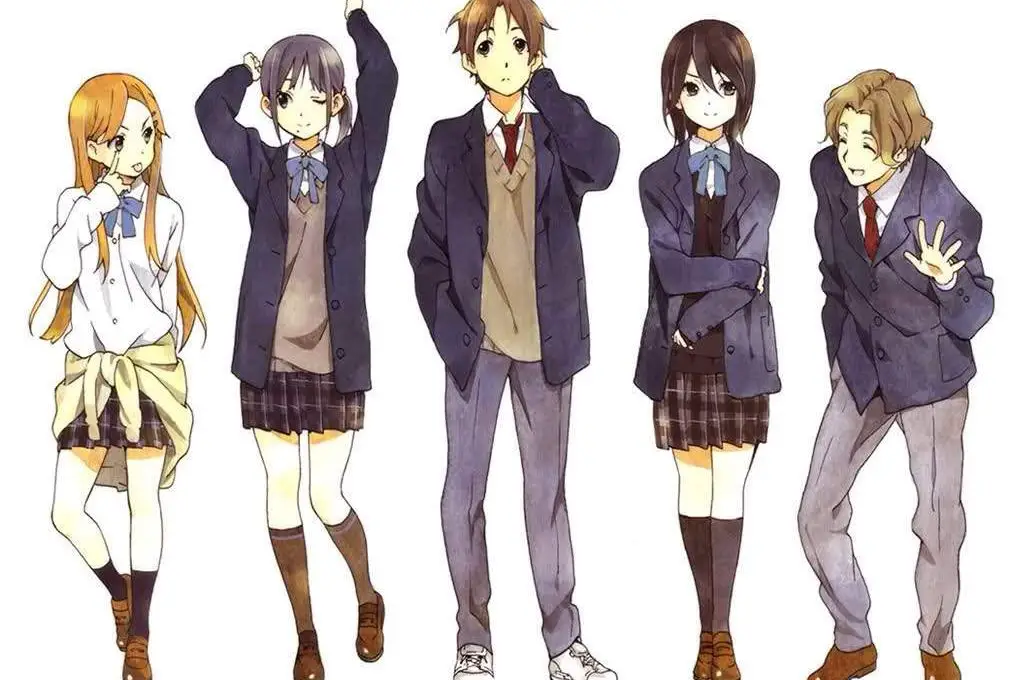 Japanese School Uniform in Anime