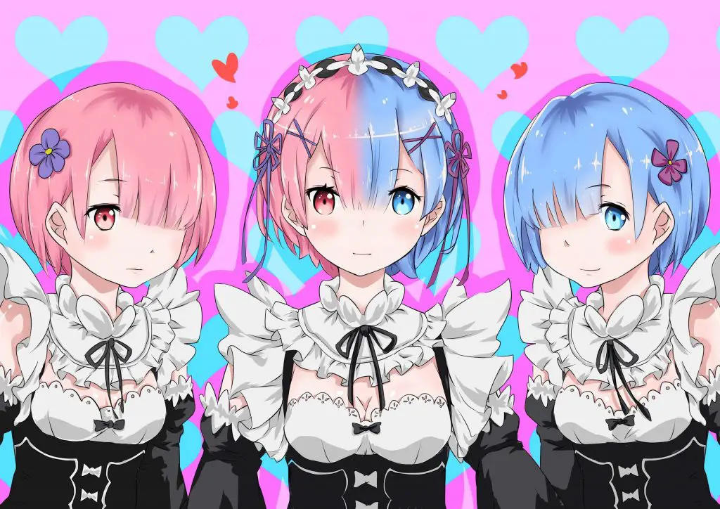 Rem and Ram emerged from Re:Zero as the stand out characters who spawned me...