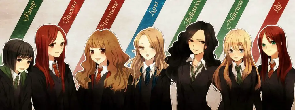 Harry Potter Harem Anime Girls