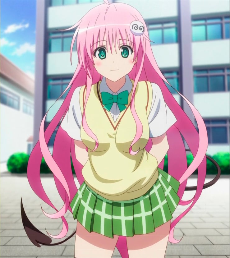  Lala Satalin Deviluke pink hair anime girl