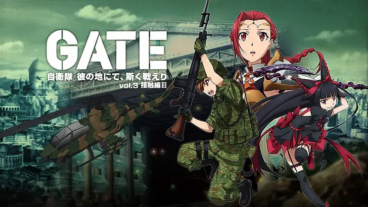Gate military anime