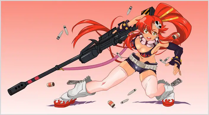 Yoko Littner from Tengen Toppa Gurren Lagann