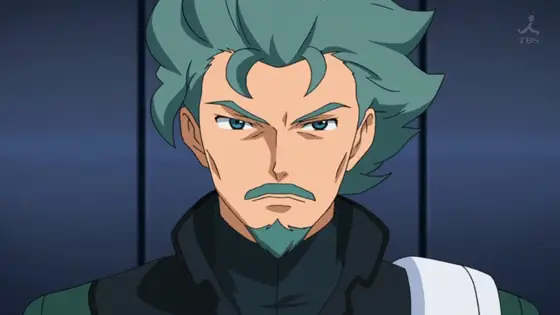 Flit Asuno From Gundam Age series bearded anime characters