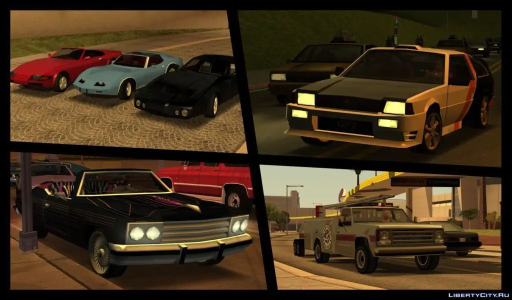 Car Pack for San Andreas