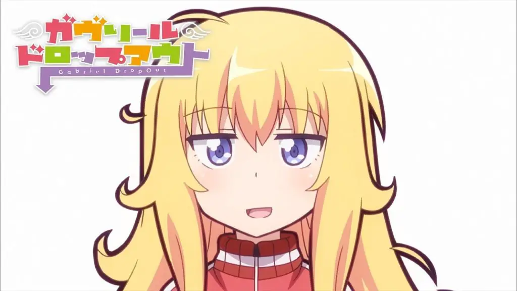 Gabriel Tenma From Gabriel Dropout 1 25 Best Anime Otaku & Gamer Girls