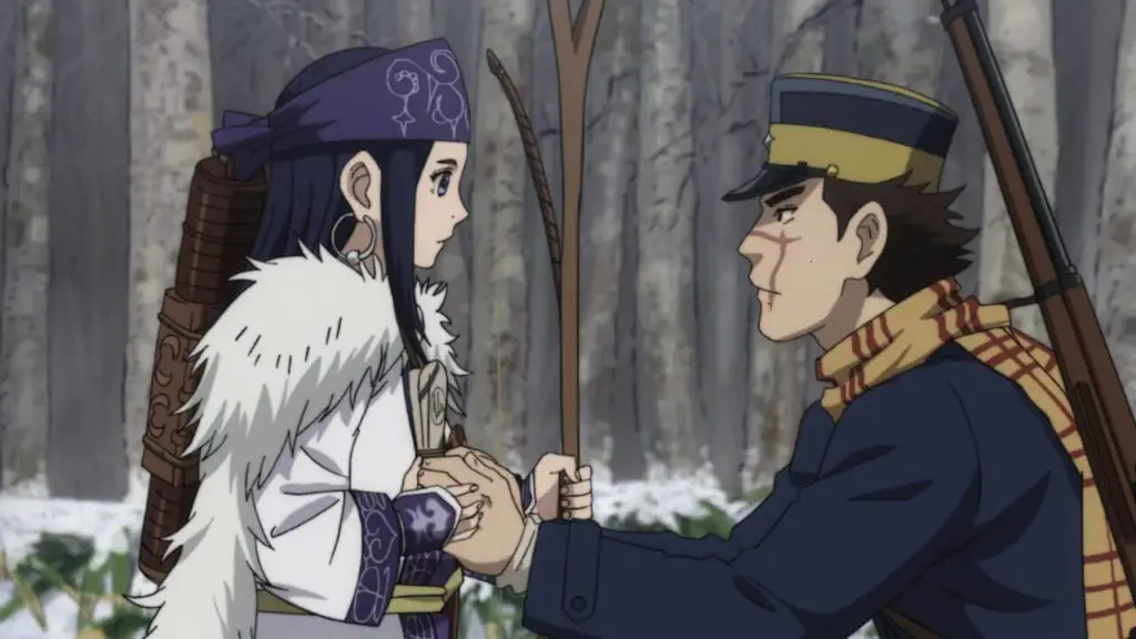 Golden Kamuy 1 1 20 Deadly Yakuza Anime of All Time