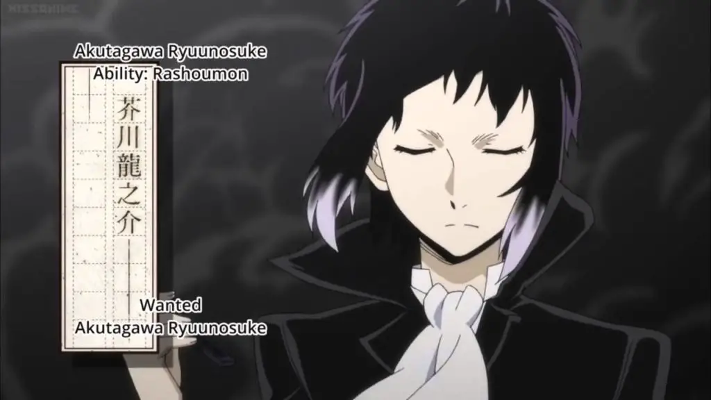 Ryuunosuke Akutagawa From Bungo Stray Dogs