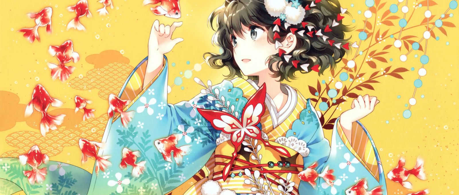 Anime Girl In Kimono