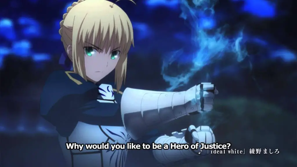 Saber From Fate/Zero