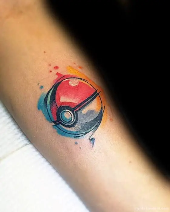 50 Pokeball Tattoo Designs For Men Pokemon Ink Ideas