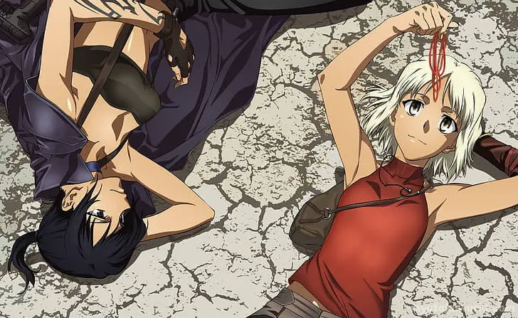 Canaan 1 25 Best Lesbian Anime of All Time