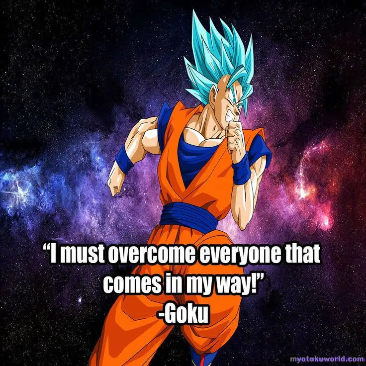 “I must overcome everyone that comes in my way”