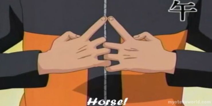 naruto Horse hand sign