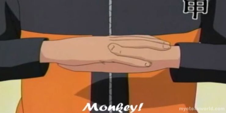 naruto Monkey hand sign