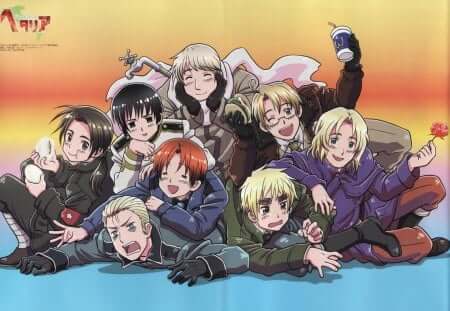 Hetalia Axis Powers 1 25 Best Gay Anime of All Time