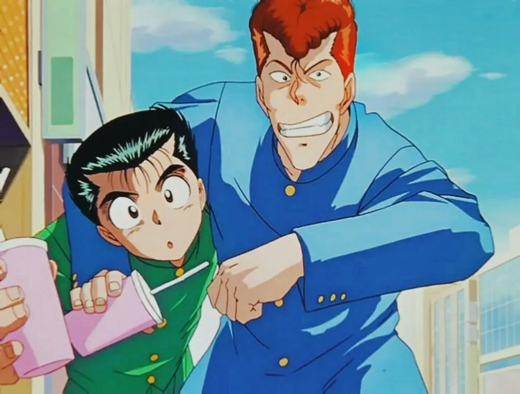 Yusuke and Kuwabara From Yu Yu Hakusho