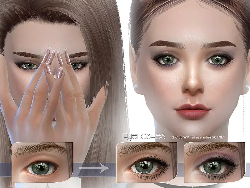 Daily Eyelashes sims 4