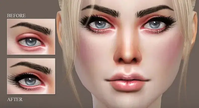 Eyelash Pack N07.jpg 1 27 Best Eyelash CC and Mods for Sims 4