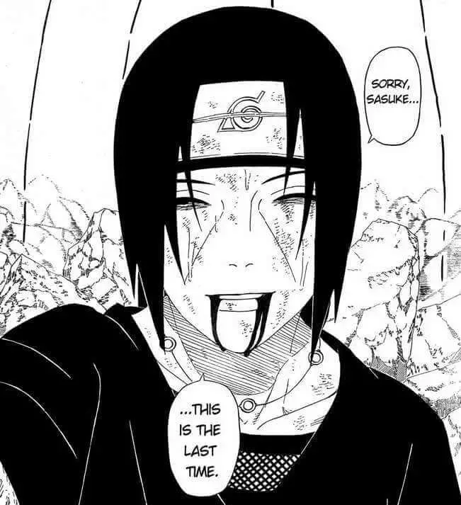 “Sorry, Sasuke… but this is the end.”