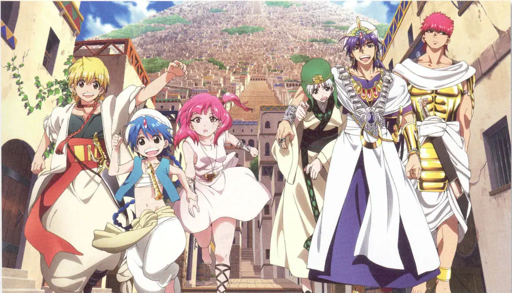 Magi The Labyrinth of Magic Poster 19 Best Anime Like 'Danmachi'