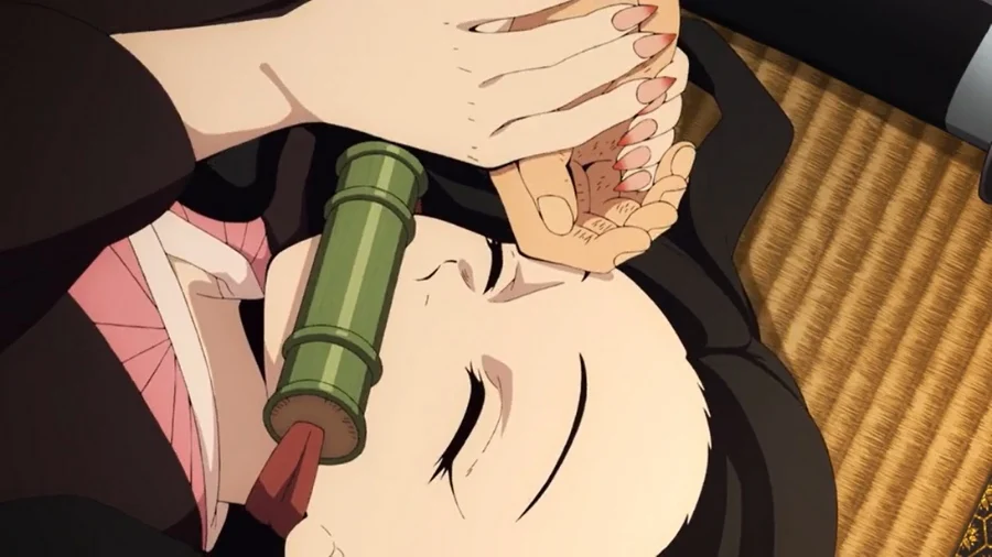 Nezuko bamboo muzzle Why Does Nezuko Wear A Bamboo Muzzle?