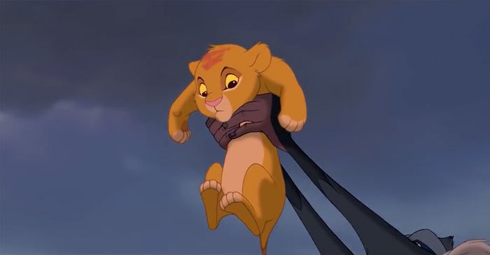 Baby Simba From The Lion King