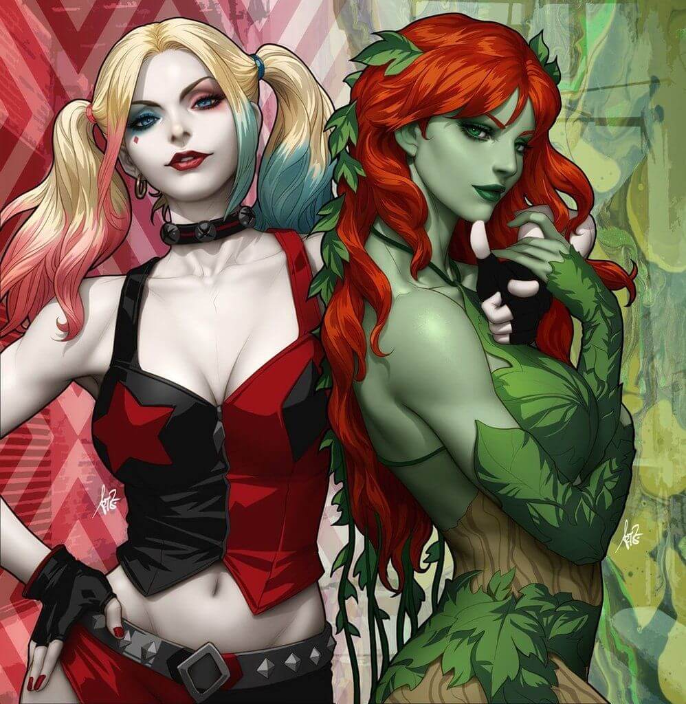 HARLEY QUINN & POISON IVY (UNKNOWN FOR COSPLAY LESBIAN CHOICE?