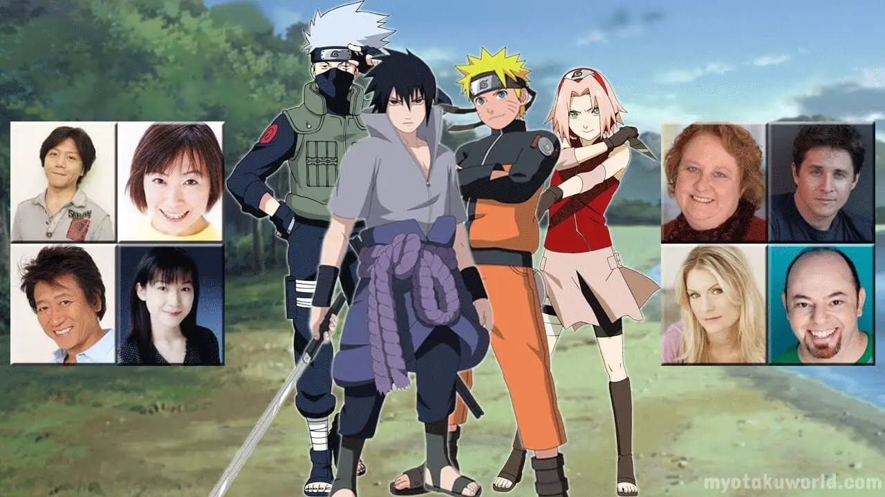 Naruto Characters Voice Actors