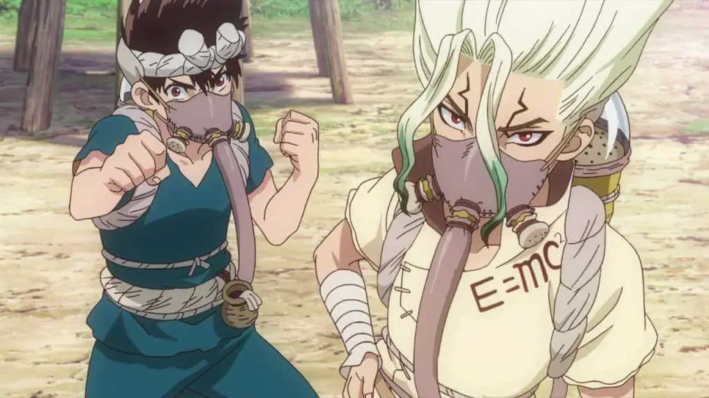 Senku and Chrome From Dr. Stone