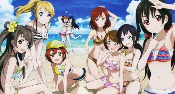 Anime Girls in Bikini