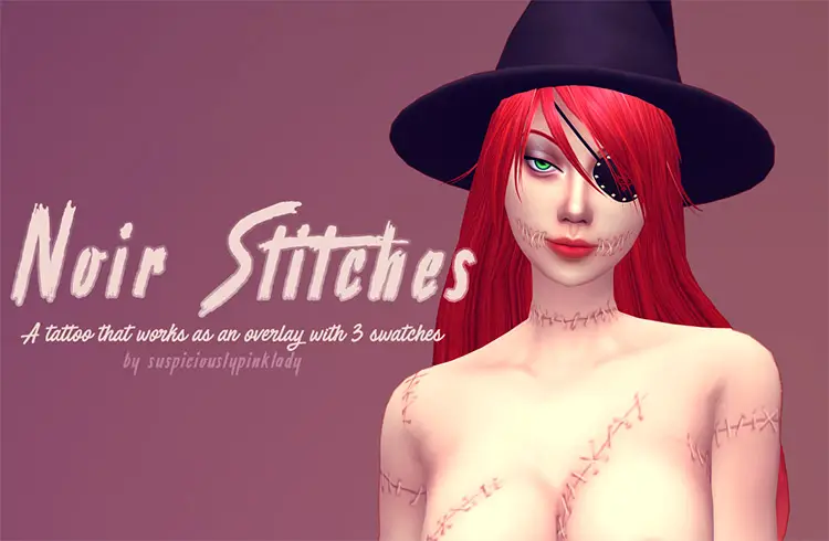 04 noir stitches sims 4 cc screenshot