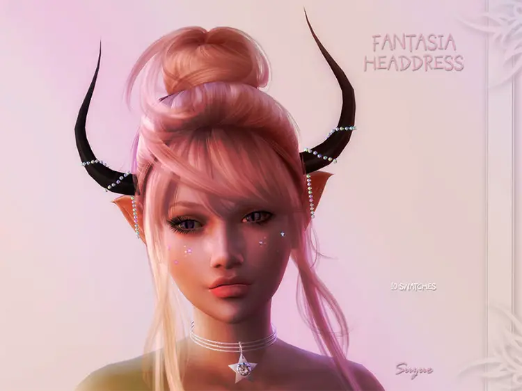 09 fantasia headdress by suzue sims 4