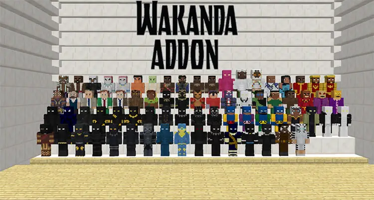 10 wakanda addonpack mod screenshot minecraft 1
