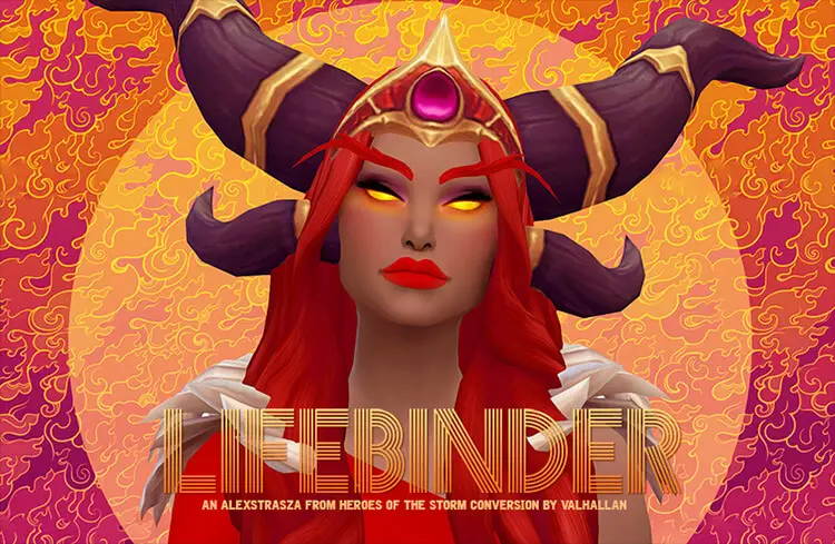 14 lifebinder alexstrasza horns by valhallan sims 4 1 26 Best Sims 4 Horns CC Mods: Horns & Antlers