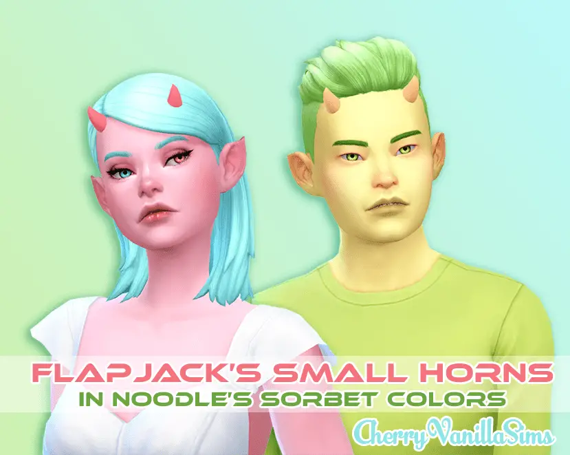 Flapjacks Small Horns 26 Best Sims 4 Horns CC Mods: Horns & Antlers