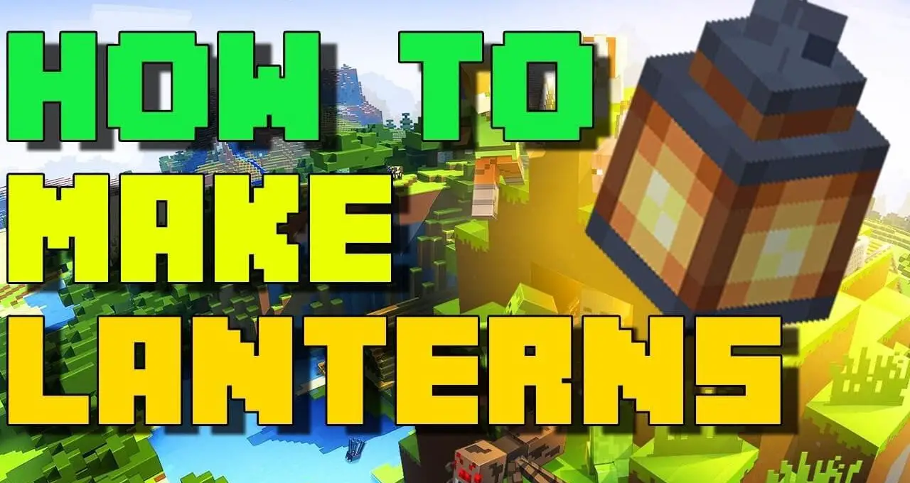 How To Make Lanterns in Minecraft 1
