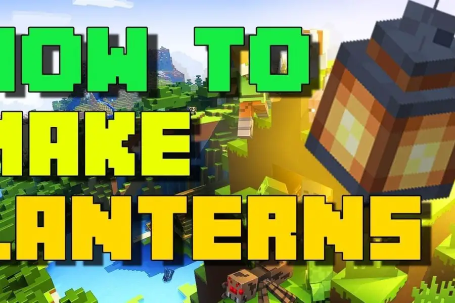 How To Make Lanterns in Minecraft 1