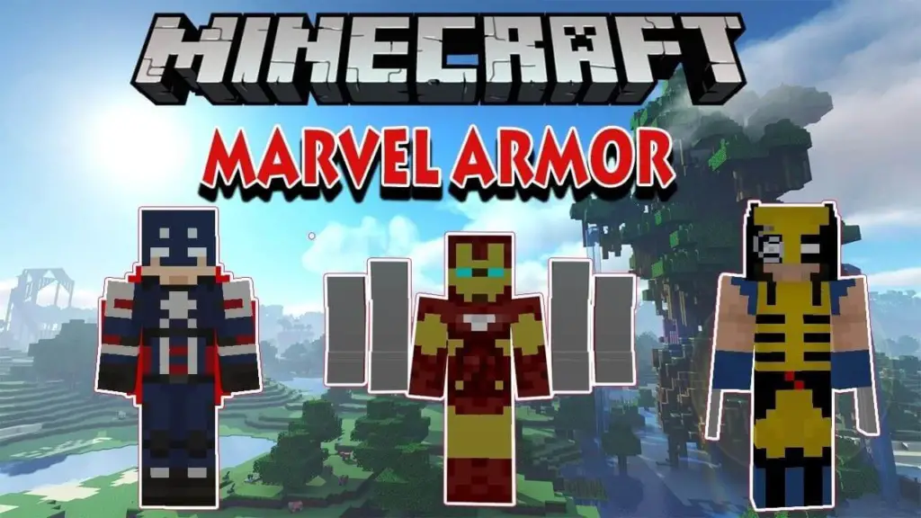 marvel 3d armors addon minecraft pe addons 1