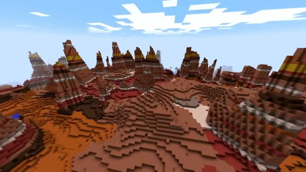 mesa biome 15 Best Minecraft Seeds for PS4