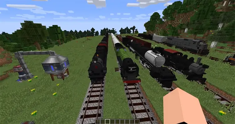Minecraft Train Mods