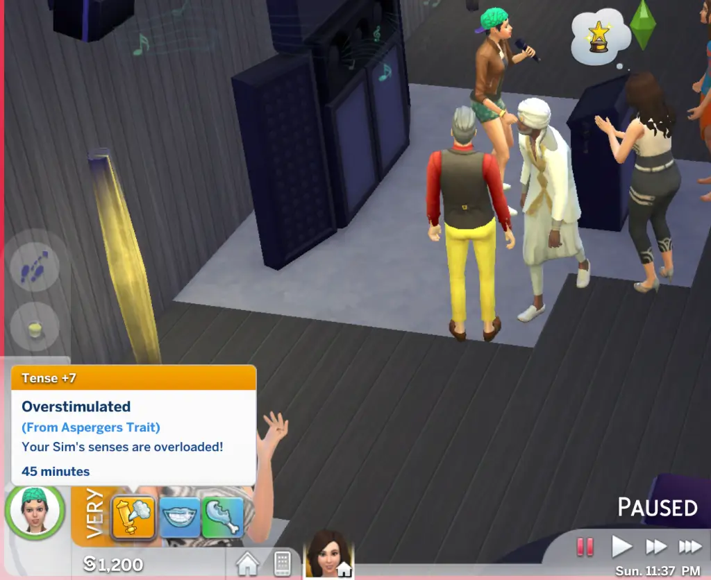 Autism is present in Sims 4 1