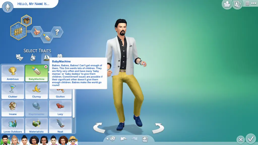 Baby Maker Trait Modification for The Sims 4
