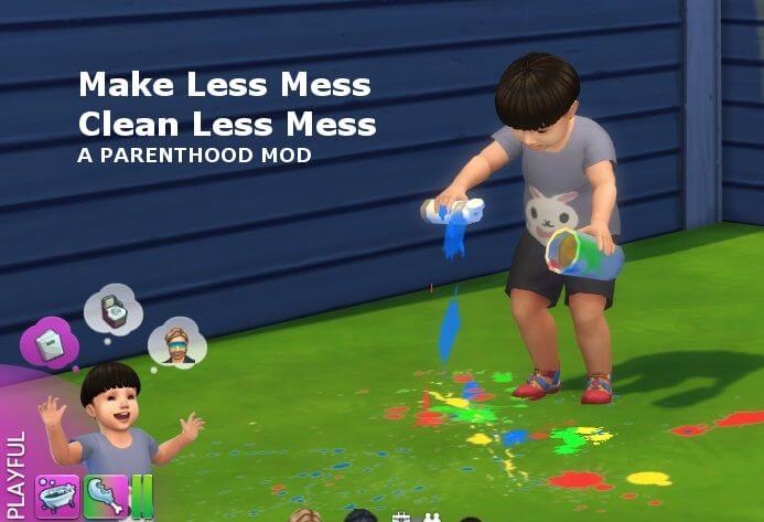 Children Make Less Messes