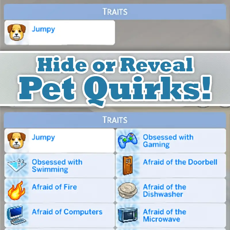 Hide Or Reveal Pet Quirks