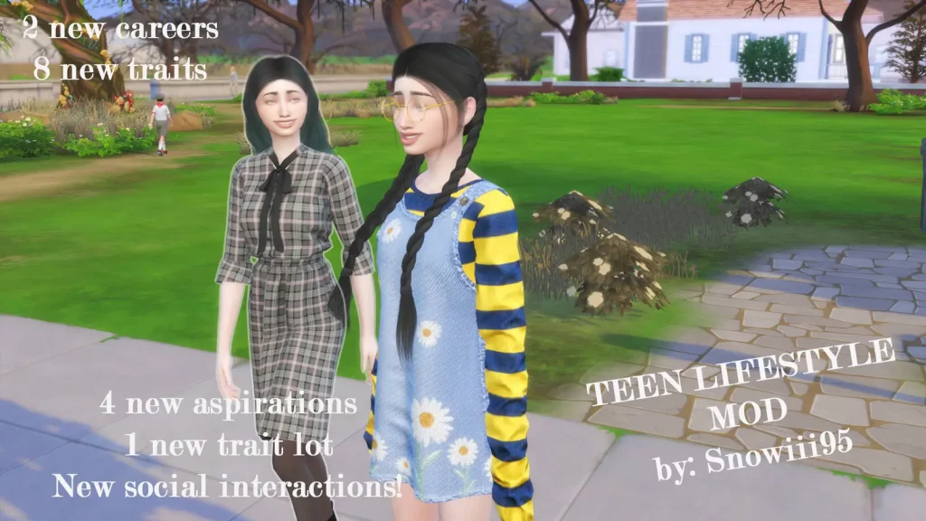 Mod Pack for Teen Lifestyle Games by Snowiii95
