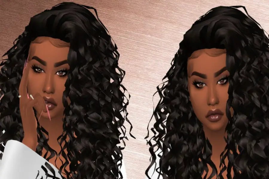 Sims 4 Curly Hair 1