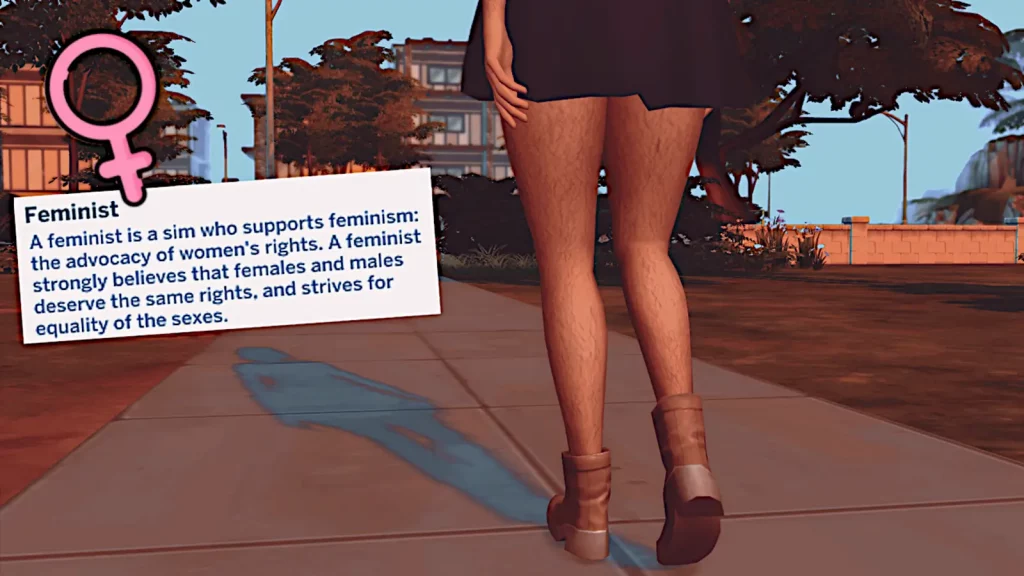 Sims 4 Feminist Trait Mod By MarlynSims