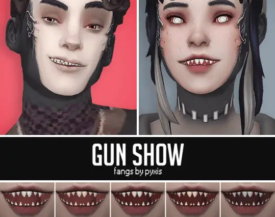 Gun Show Fangs 1 35 Best Sims 4 Mermaid CC & Mods