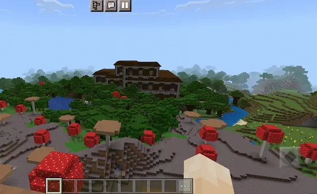 Mushroom Mansion in Minecraft